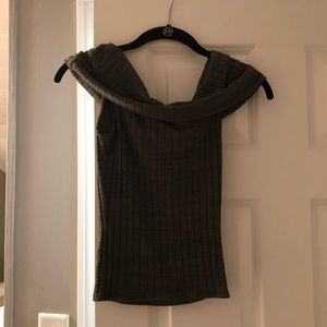 Express Off-Shoulder Sweater Tee